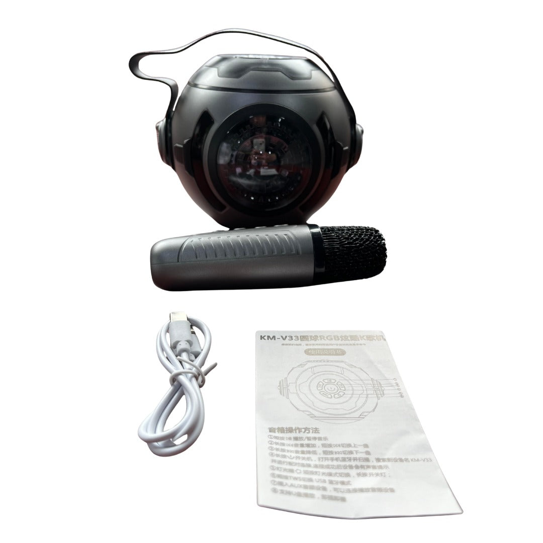 Mini Parlante Con Karaoke  KM-V33 FX