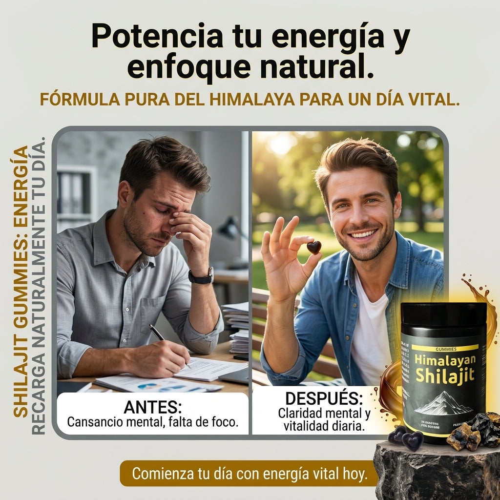 Shilajit Vital Gummies - Energía Ancestral en Cada Bocado